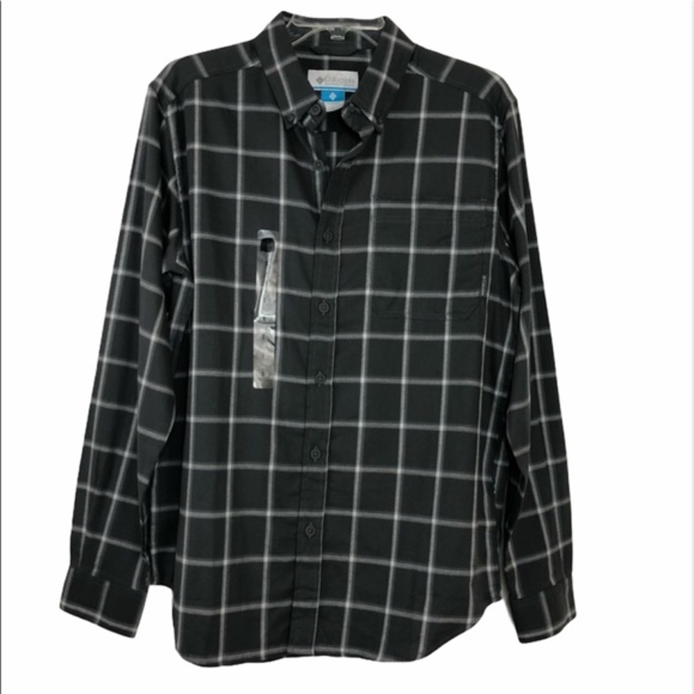 Columbia NWOT Men Plaid Long Sleeve Button Shirt S